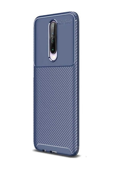 Apsuwa Xiaomi Poco X2 Kılıf Negro Karbon Fiber Silikon
