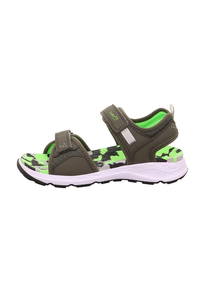 Superfit Criss Cross Çocuk Sandalet Kamuflaj - Haki 000586-7010