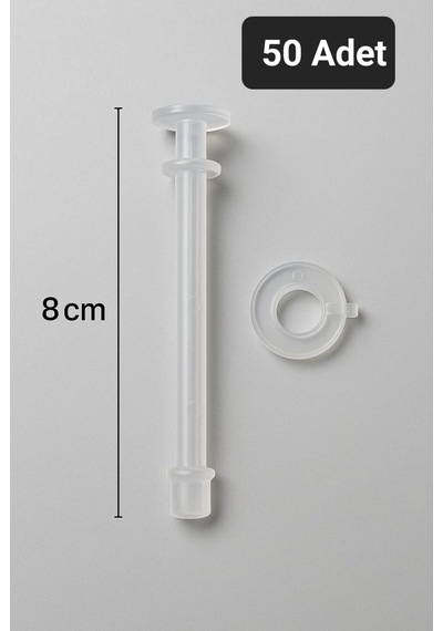 Upeka Gözlük Stand Burunluk Gözlük Askılığı Boy 8 Cm 50 Adet Beyaz