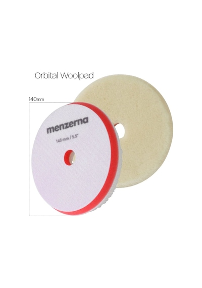 Menzerna 5.5" Premium Orbital Kuzu Yünü Polisaj Keçesi 140 MM