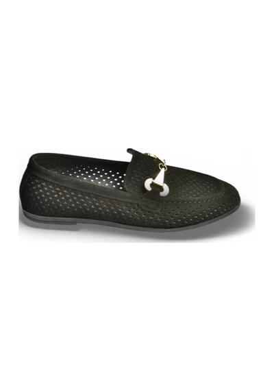 Fox Shoes Y291262402 Siyah Süet Toka Detaylı Kadın Babet Siyah