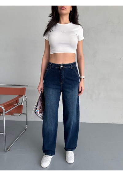 Maison Meda Denim De Yeni Siluet: Lacivert Baggy Lacivert