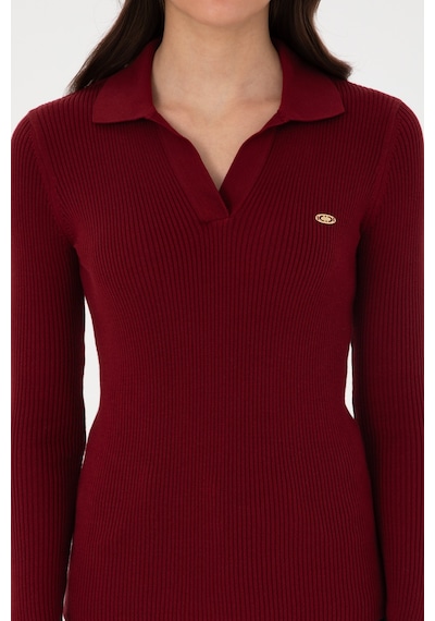 U.S. Polo Assn. U.s. Polo Assn. Kadın Bordo Kazak /triko 50317524-vr014