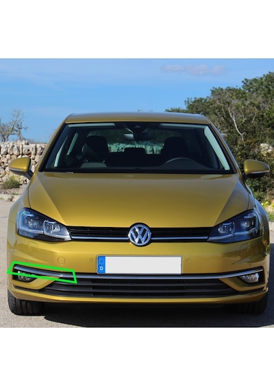 VW Golf 7.5 2018-20 Ön Tampon Sağ Sis Farı Krom Çıtası 5G0854662F