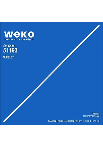 Wkset-6193 36623x1 Samsung 2013sls55 7030nnb 72 Rev1.0 1 Adet Led Bar 72led Tvnizi Açıp İçindeki Led Barla Birebir Aynısı Olduğunu Görmeden Almayınız. Sonrasında İade Almamaktayız. Gri Wkset-6193 36623x1 Samsung 2013sls55 7030nnb 72 Rev1.0 1 Adet Led Bar 72led Tvnizi Açıp İçindeki Led Barla Birebir Aynısı Olduğunu Görmeden Almayınız. Sonrasında İade Almamaktayız. Gri