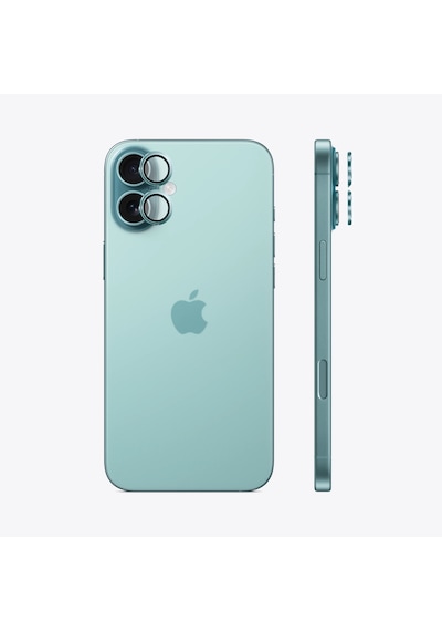 Safeus Safir Temperli Kamera Lens Koruyucu Apple Uyumlu iPhone 16 Plus Ve İle Yeşil