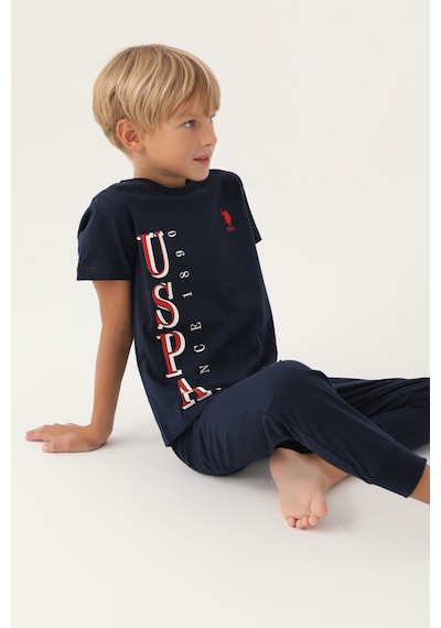 U.S. Polo Assn. Lisanslı Graphic Lacivert Erkek Çocuk Pijama Takımı 5274-43099 Lacivert U.S. Polo Assn. Lisanslı Graphic Lacivert Erkek Çocuk Pijama Takımı 5274-43099 Lacivert