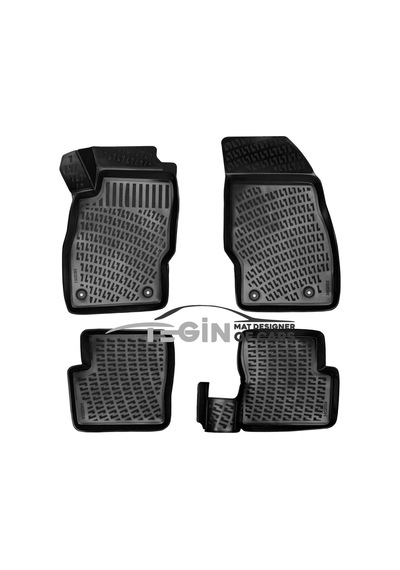 Opel Corsa D 2006-2014 1.0/1.2 Turbo Siyah 3d Havuzlu Paspas