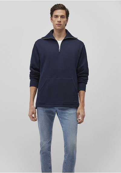Mavi - Yarı Fermuarlı Lacivert Sweatshirt 0s10243-82318 Lacivert