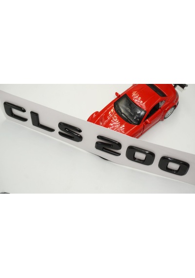 CLS 200 Bagaj Parlak Siyah ABS 3M 3D Yazı Logo