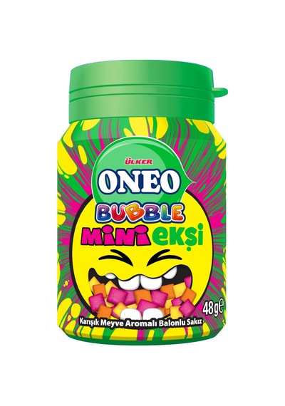 Oneo Bubble Mini Ekşi Draje - 48 Gram - 12 Adet