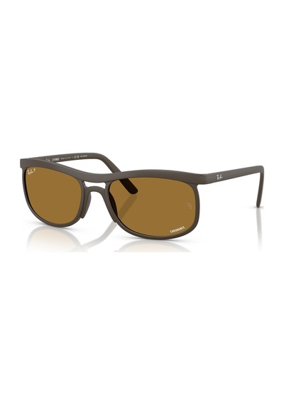 Ray-Ban Rb4452ch 612473 56 Polarize Chromance Unisex Güneş Gözlüğü Kahverengi