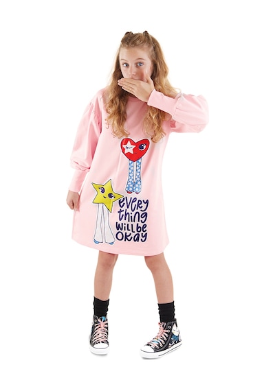 Denokids Mshb&g Fancy Kız Çocuk Elbise Çok Renkli