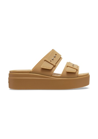 Crocs Brooklyn Buckle Lowwdg Terlik Beyaz
