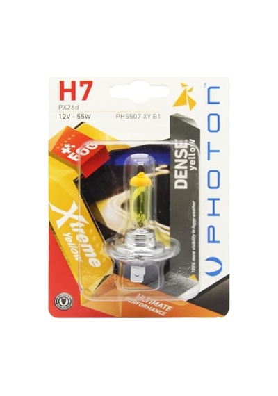 Ampul H7 12v 55w Xtreme Yellow Tekli Blister Pht Ph5507 Xy B1