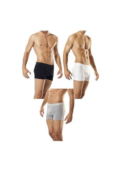 Elastan Erkek Boxer 128 12'li Paket Asorti