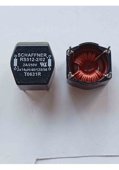 Rs512-2 2a 250v 14uh 2a Schaffner 3 Adet
