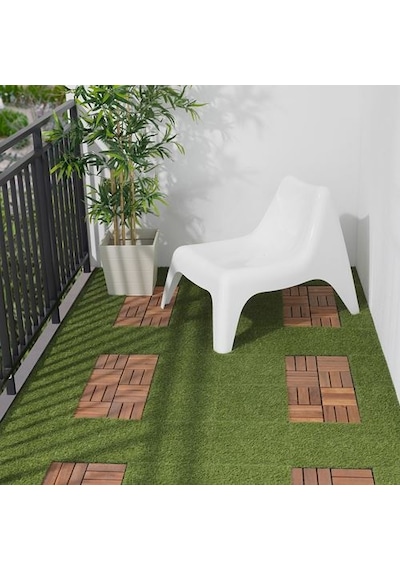 Ikea Runnen Yer Döşemesi, Suni Çim, 0,81 M², 9 Adet