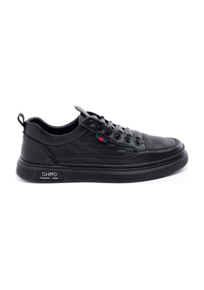 Derinet Günlük Comfort Taban Erkek Sneaker Siyah Siyah