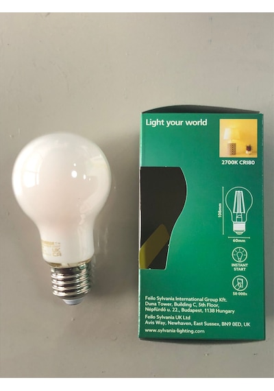 3 Adet Sylvanıa 9w 1055 Lümen E27 2700k Sarı Led Ampül Dimmer U