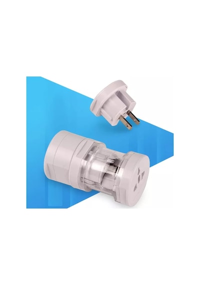 Seyahat Universal Çevirici 3in1 Priz Adaptörü Kompakt Tasarım 150 Ülke İle Uyumlu 250v 13a Orta Doğu,amerika,avrupa, Asya,afrika,çin,japonya Dönüştürücü Adaptör 997l Çok Renkli