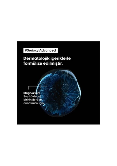 Serie Expert Serioxyl Advanced Incelmiş Saç Telleri Için Yoğunluk Kazandıran Şampuan 1500 Ml