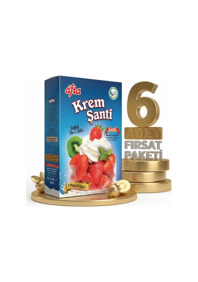 Afia Sade Krem Şanti 6x150 Gr