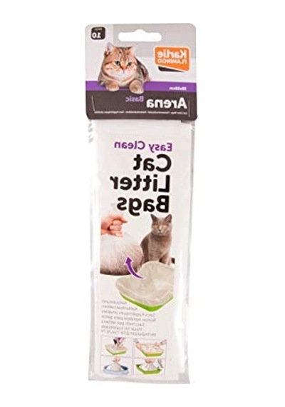 Karlıe Kedi Tuvaleti Poşeti 10lu Açık Gri