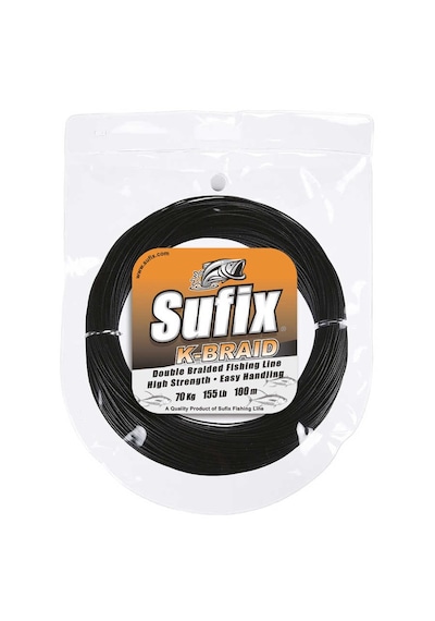 Sufix K-braid İp Misina Black - 44lb - 100mt 19kg 2x 71642967