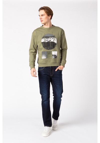 Vigoss Erkek Sweatshırt 62142-30034 - Haki