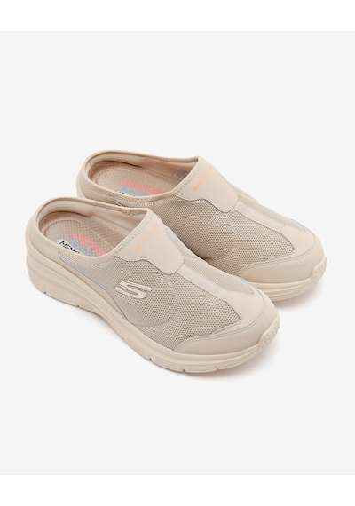 Skechers Fashıon Fıt Kadın Bej Arkası Açık Spor Ayakkabı 12714tk Tpe Bej