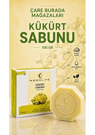 Moonlife Kükürt  Sabunu 100 G