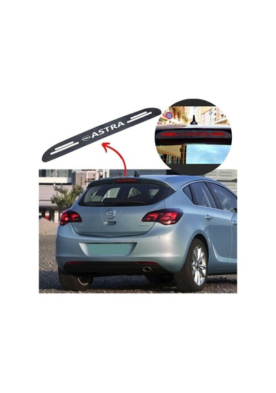 Opel Astra J Hb 2009-2016 Karbon Arka Fren Stop Lambası Sticker