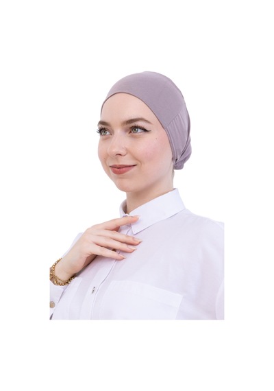 Modish Group Pratik Bone Pamuklu Tesettür İç Bone, Başörtüsü İçin Hazır Viskon Şapka, Namaz Günlük Kullanım İçin Açık Vizon