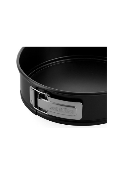 Greenpan Thermolon Yüzeyli Karbon Çelik 20 Cm Kelepçeli Kek Kalıbı Siyah