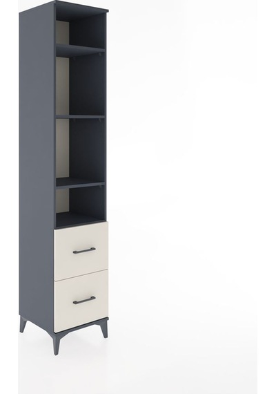 Hyperion Dolap 4 Raflı 2 Çekmeceli 44x44x221 Antrasit-aytaşı Antrasit Hyperion Dolap 4 Raflı 2 Çekmeceli 44x44x221 Antrasit-aytaşı Antrasit