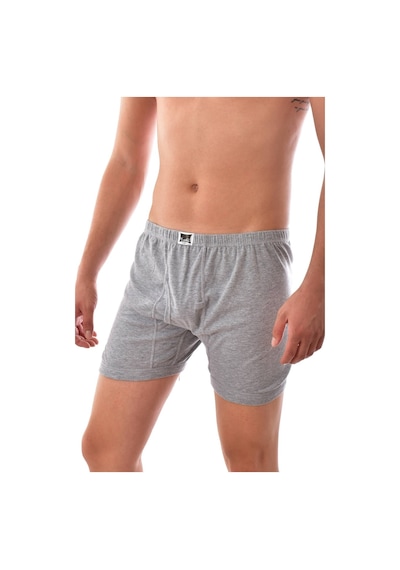 Erkek Gri 6 Adet Tutku Paçalı Boxer Gri 0111 001
