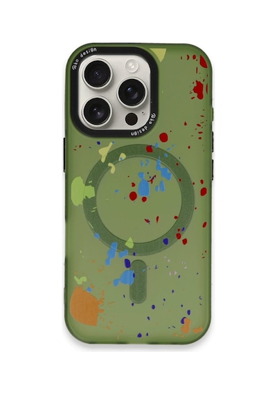 Joko Apple Uyumlu iPhone 16 Pro Max Kılıf Colorful Seri Silikon Kapak Yeşil