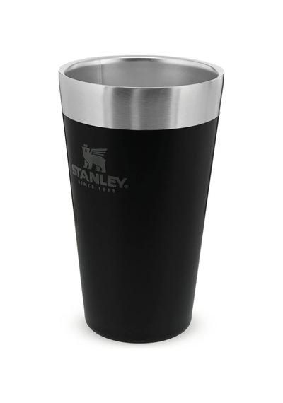 Stanley Adventure Vakumlu Soğuk İçecek Bardağı 0.47 Lt - Matte Black Pebble Siyah