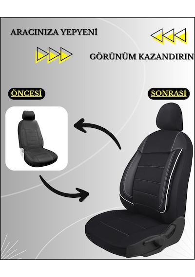Dacia Duster Araçlara Uyumlu Tam Takım Cover B Model Oto Koltuk Kılıfı Genel
