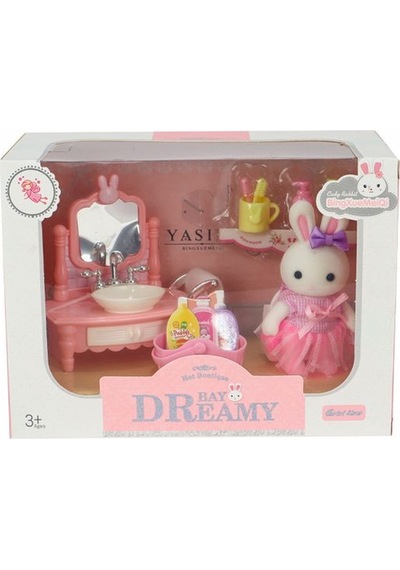 Bay Dreamy Mini Tavşan Aksesuarlı Lavabo Seti