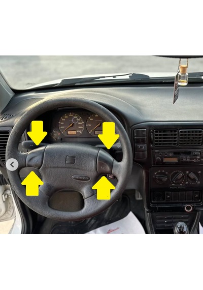 Seat Ibiza Mk2 1993-1999 Direksiyon Korna Düğmesi Ve Altı Tamir Seti 4 Parça / Siyah / Abs Plastik / Parça Kodu: 3a0419097 Seat Ibiza Mk2 1993-1999 Direksiyon Korna Düğmesi Ve Altı Tamir Seti 4 Parça / Siyah / Abs Plastik / Parça Kodu: 3a0419097