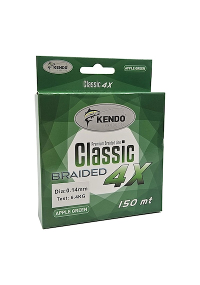 Kendo Classic 4x 150m Apple Green Örgü İp 0.08mm