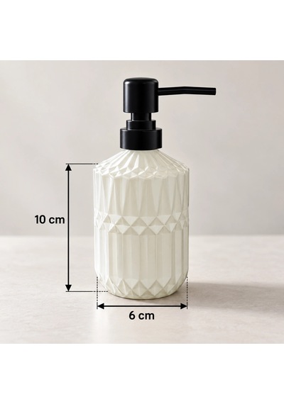 2'li Bambu Standlı Cam Sıvı Sabunluk Seti Çok Renkli