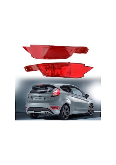 Ford Fiesta Akra Sis Lambası Tampon Reflektörü Takımı 2008--2015