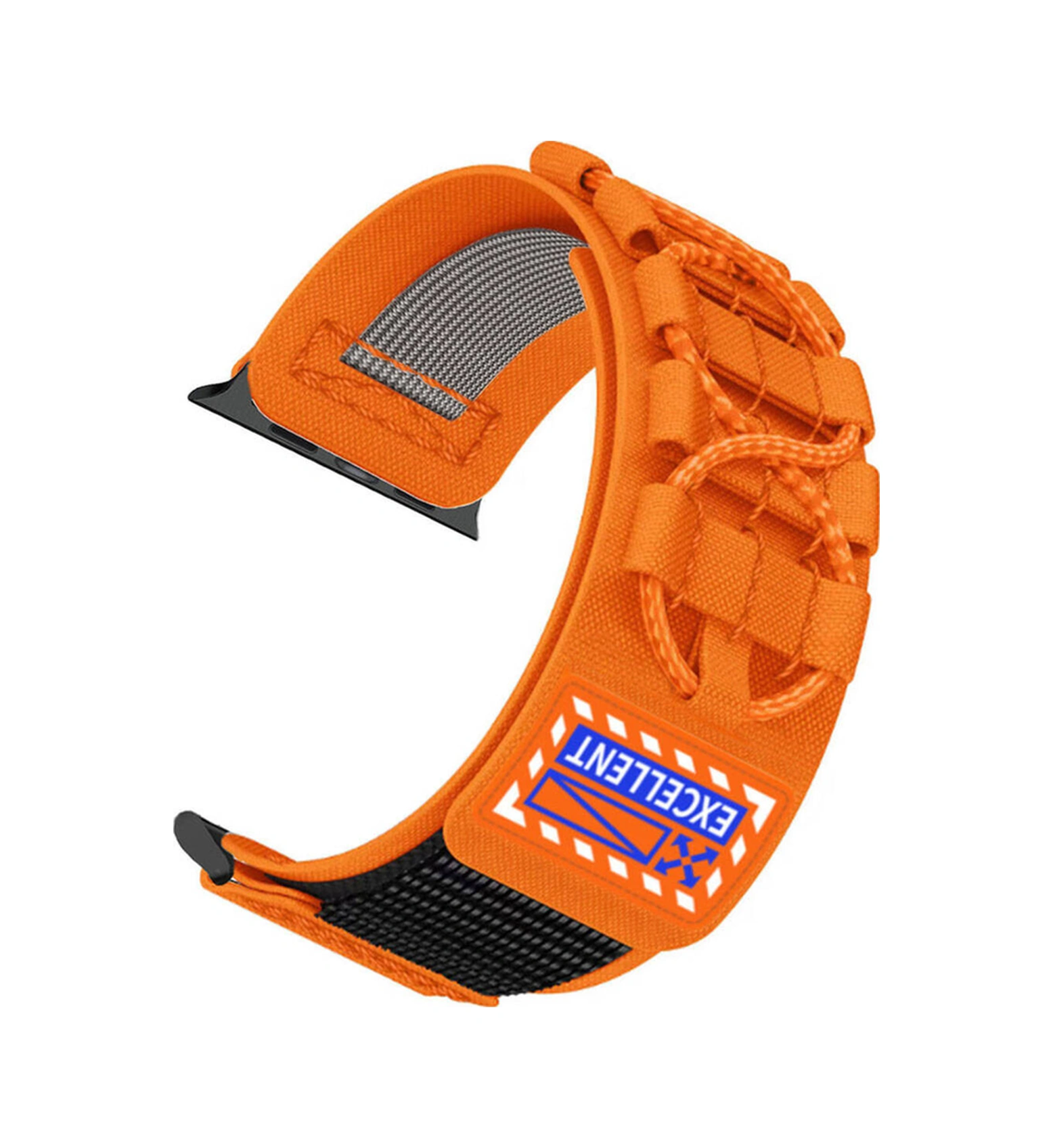 Adige Apple Uyumlu Watch  11 42mm Kordon Kayış Orbital Kumaş Nylon