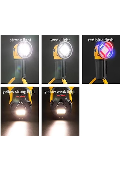 Powermaster Mx-w5164-3 Cob Ledli Çok Fonksiyonlu Işıldak