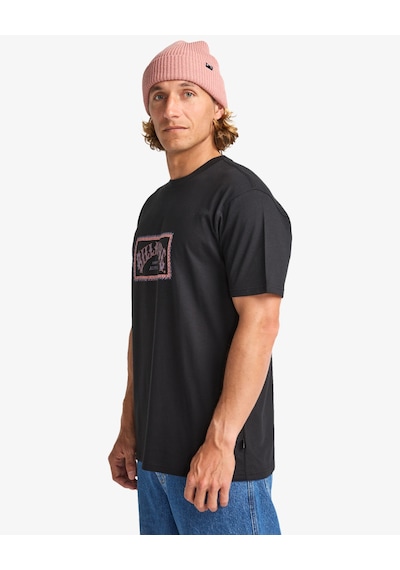 Quiksilver Billabong Yazı Baskılı Erkek Tişört Ebyzt00341 Siyah