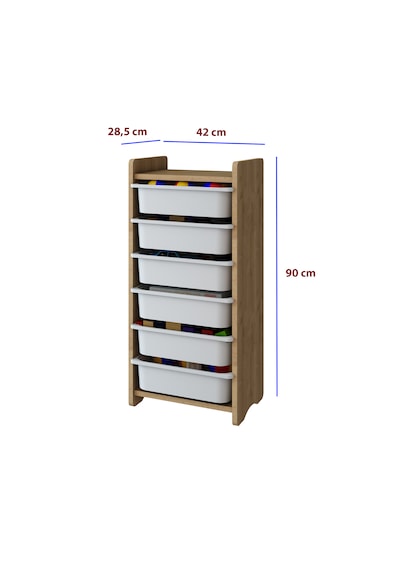 Lino 6 Sepetli Çok Amaçlı Oyuncak ve Düzenleme Dolabı Safir Meşe Mdf Açık Kahverengi Lino 6 Sepetli Çok Amaçlı Oyuncak ve Düzenleme Dolabı Safir Meşe Mdf Açık Kahverengi