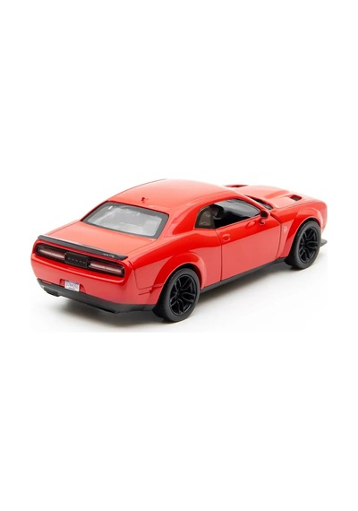 Motor Max 1:24 Ölçek 2018 Dodge Challenger Srt Hellcat Widebody Diecast Model Araba - Kırmızı Çok Renkli